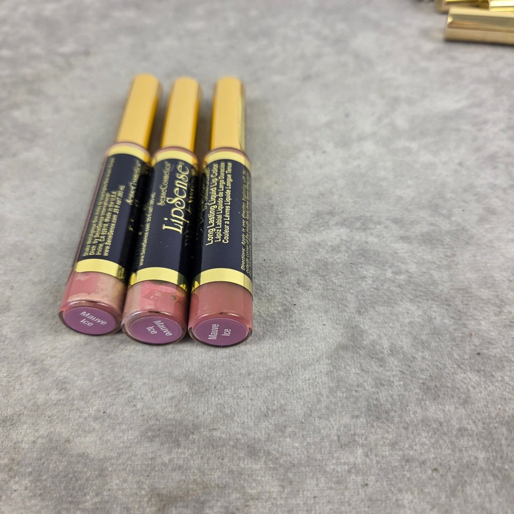 LipSense SeneGence Mauve Ice Long Lasting Liquid Lip Color 0.25 fl oz lot 3
